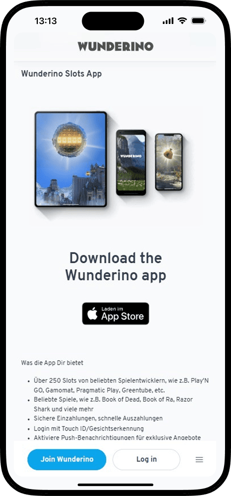 Wunderino Apps